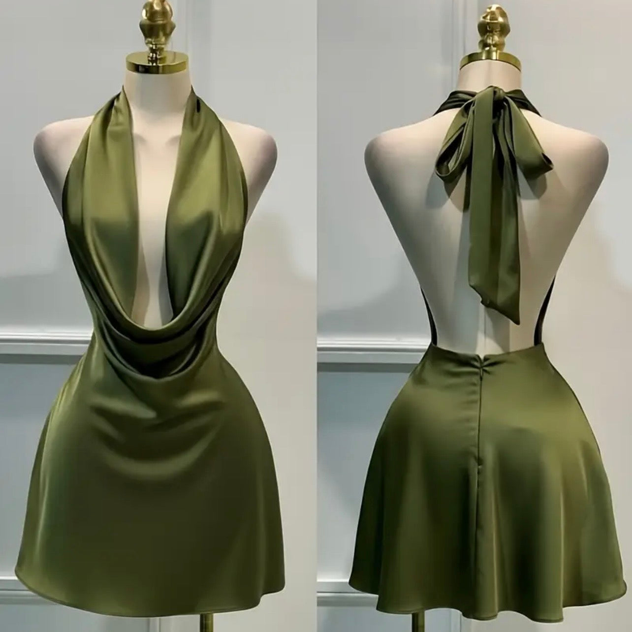 Vestido satin