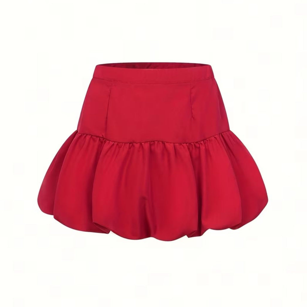 Falda Globo Roja