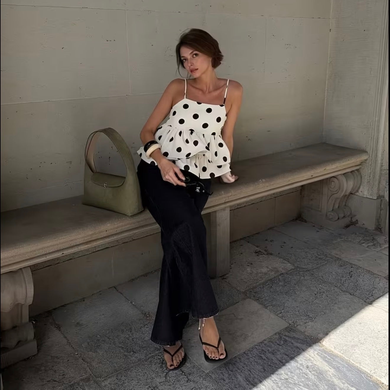 Blusa lunares